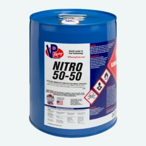 VP Racing Nitro 50-50: Methanol & Nitromethane Racing Fuel – 5 Gal.