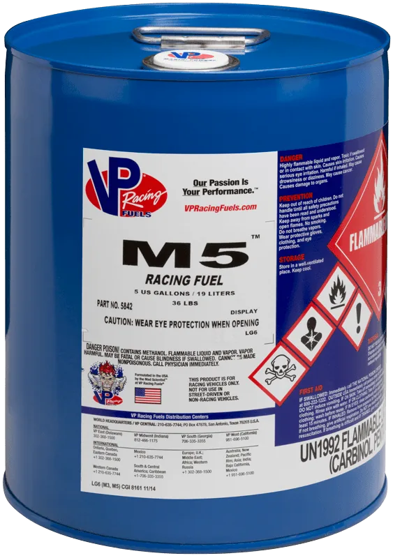 VP M5 Race Fuel - Methanol – 5 Gal.
