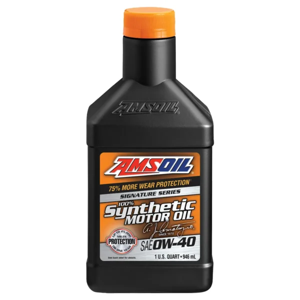 AMSOIL Signature Series 0W40 100% Synthetic Motor Oil