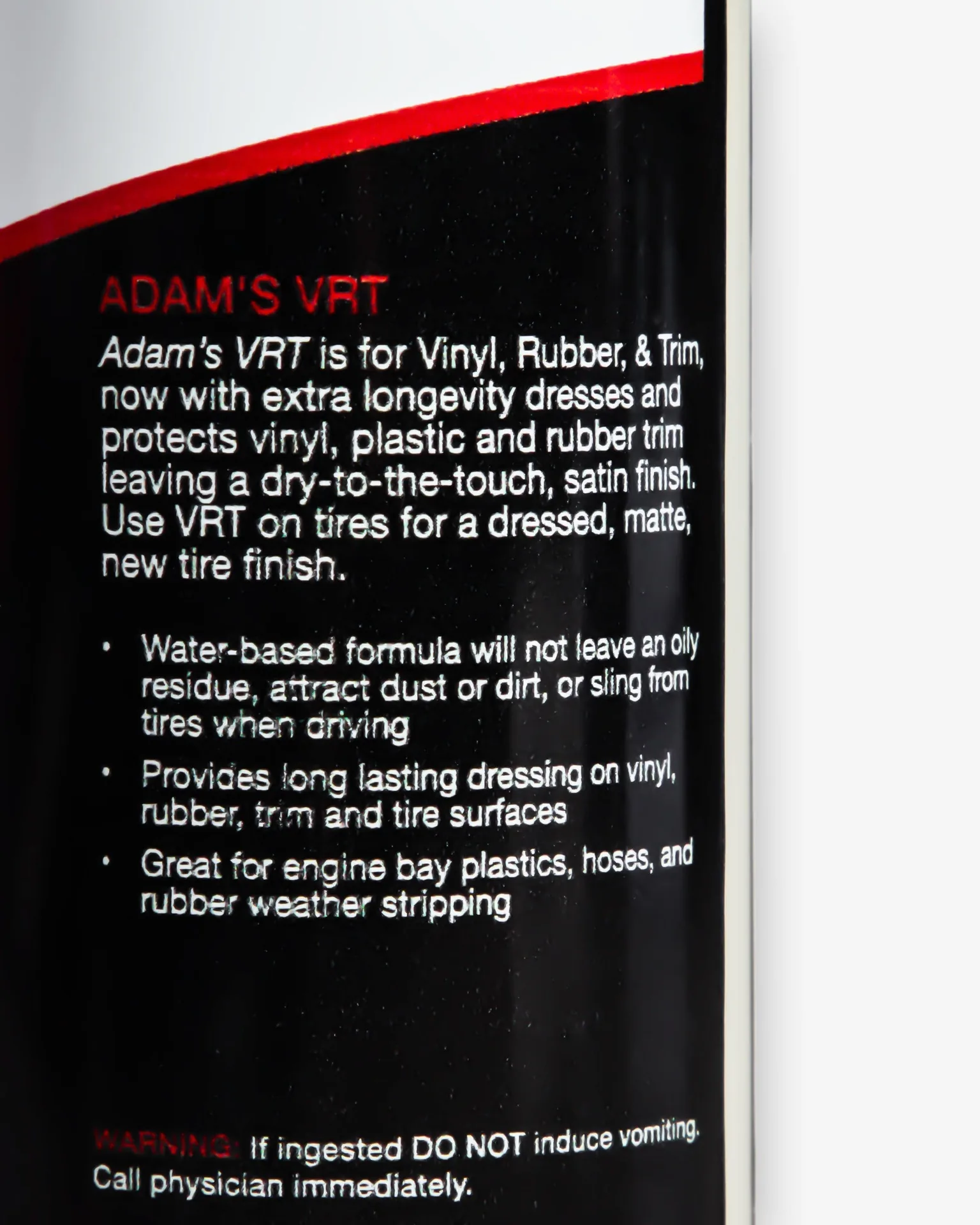 Adam's VRT Tire and Trim Dressing - 16oz