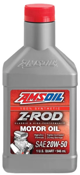 AMSOIL Z-ROD 20W-50 Classic Cars Synthetic Motor Oil