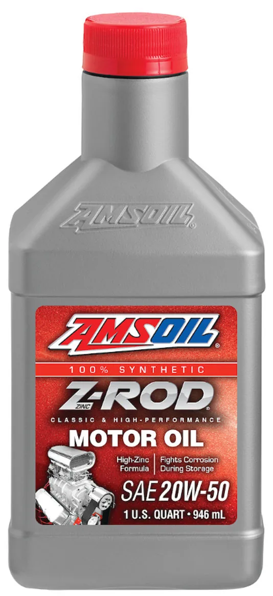 AMSOIL Z-ROD 20W-50 Classic Cars Synthetic Motor Oil