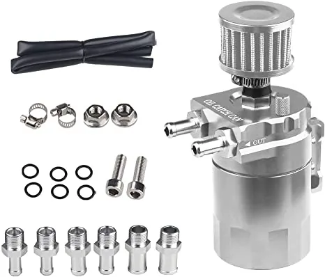 350 ML Oil catch can Silverado - Silver