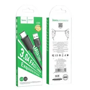 Hoco X88 USB to Type-C charging cable 3A 1M - Black