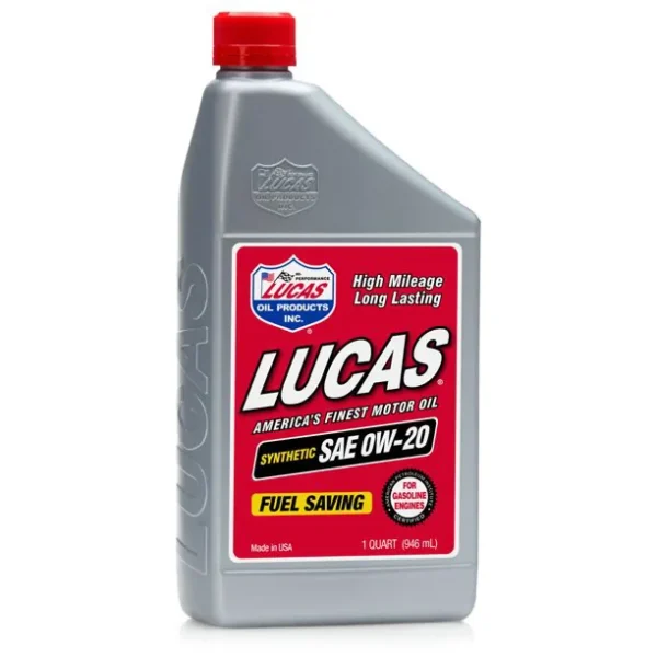 Lucas 0W20 Synthetic Motor Oil