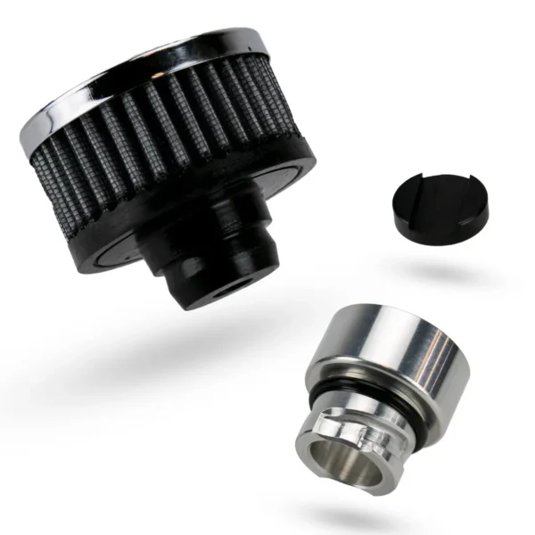 Metco Motorsports Valve Cover Breather Twist-In for 15-23 Demon, Challenger, Charger, Durango SRT Hellcat, Trackhawk & TRX 6.2L HEMI